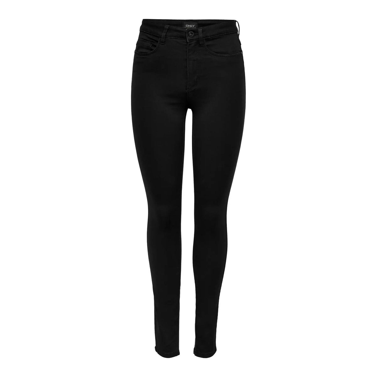 Only — Zwarte ONLROYAL skinny jeans met hoge taille voor dames — afbeelding 5