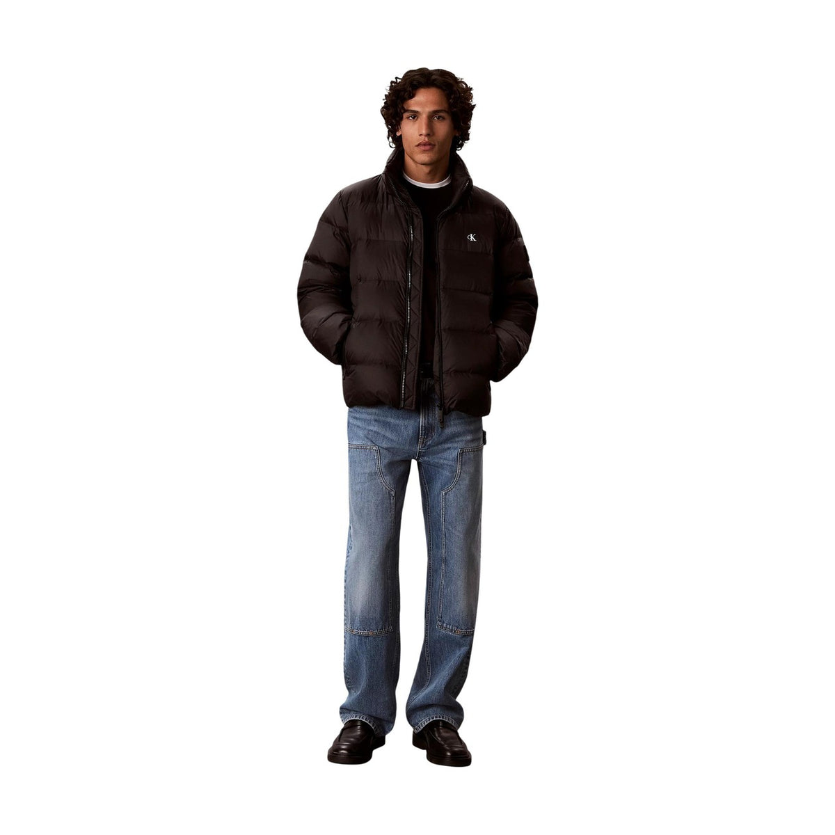 Calvin Klein Jeans — Veste à capuche Marron homme — vue 3