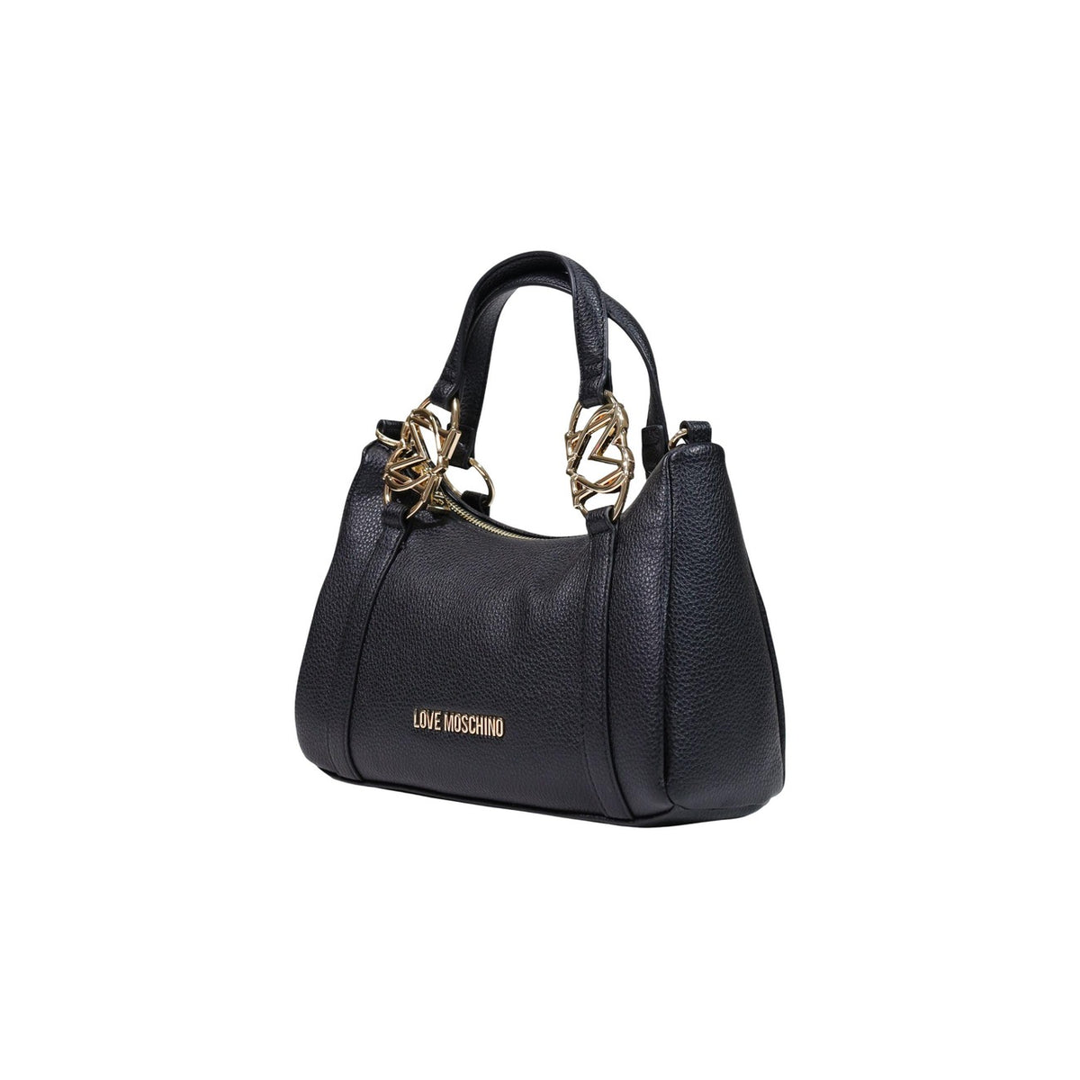 Love Moschino — Women's black shoulder bag 27 × 16 × 13 cm — view 2