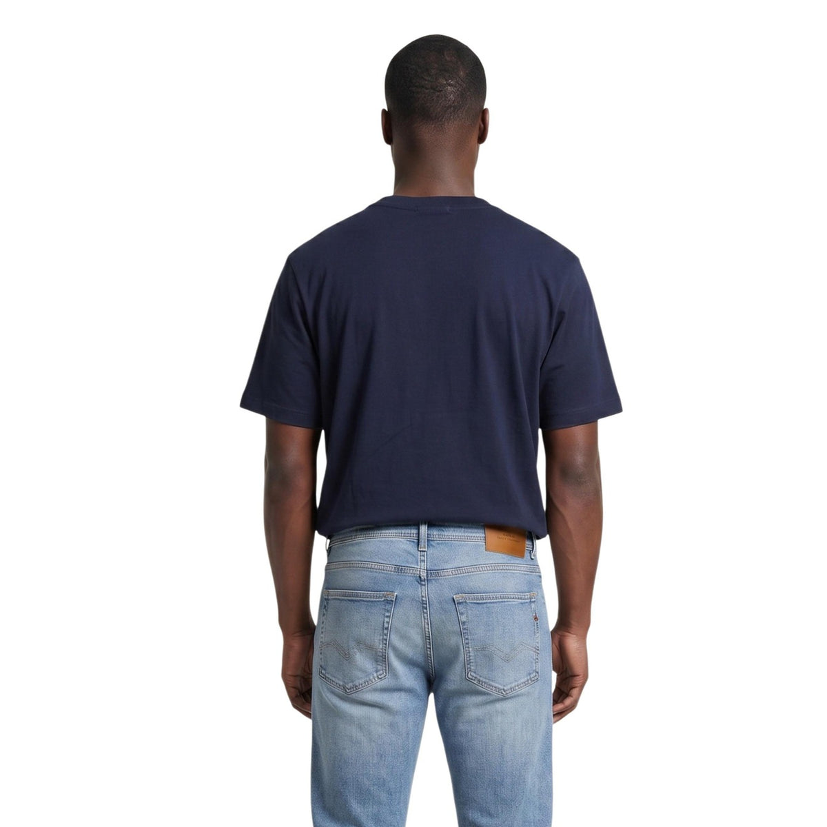 Calvin Klein Jeans — T-shirt bleu homme — vue 3