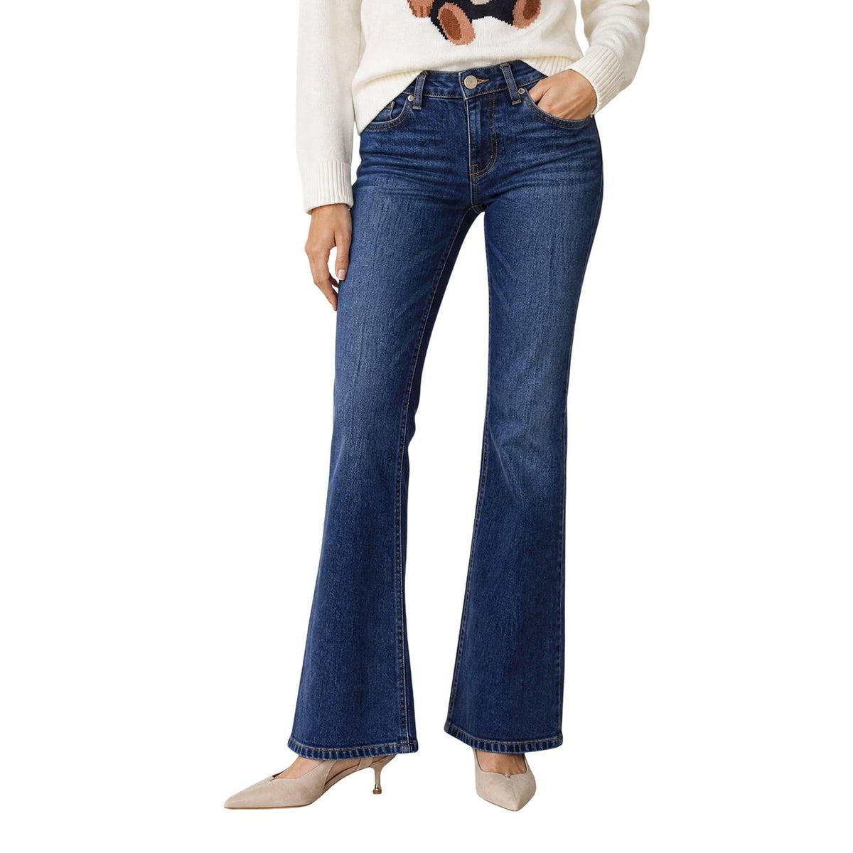 Guess — Jean Beverly Low Rise noir femme — vue 6
