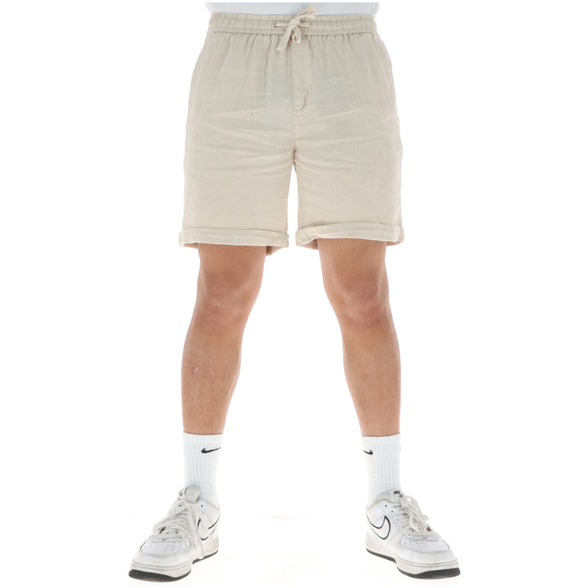 Lyle & Scott — Bermuda en lin homme — vue 5