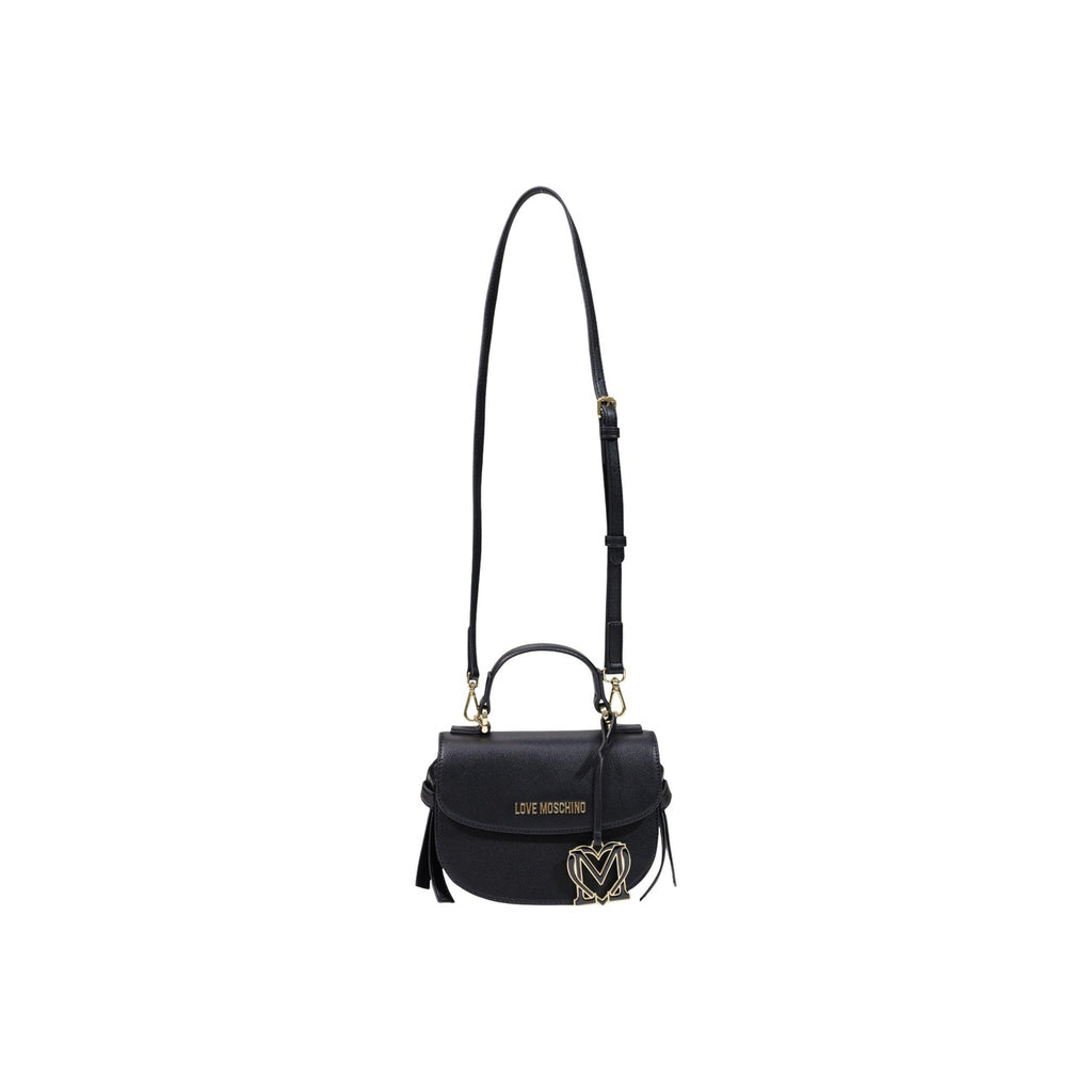 Love Moschino — Schwarze Handtasche 21 × 17 × 8 cm Damen — Ansicht 5