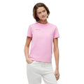 Tommy Jeans — T-shirt rose en coton bio femme