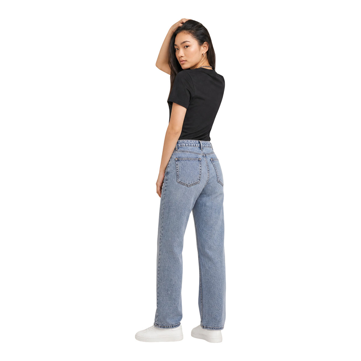 Calvin Klein Jeans — Women’s black printed t-shirt — view 3