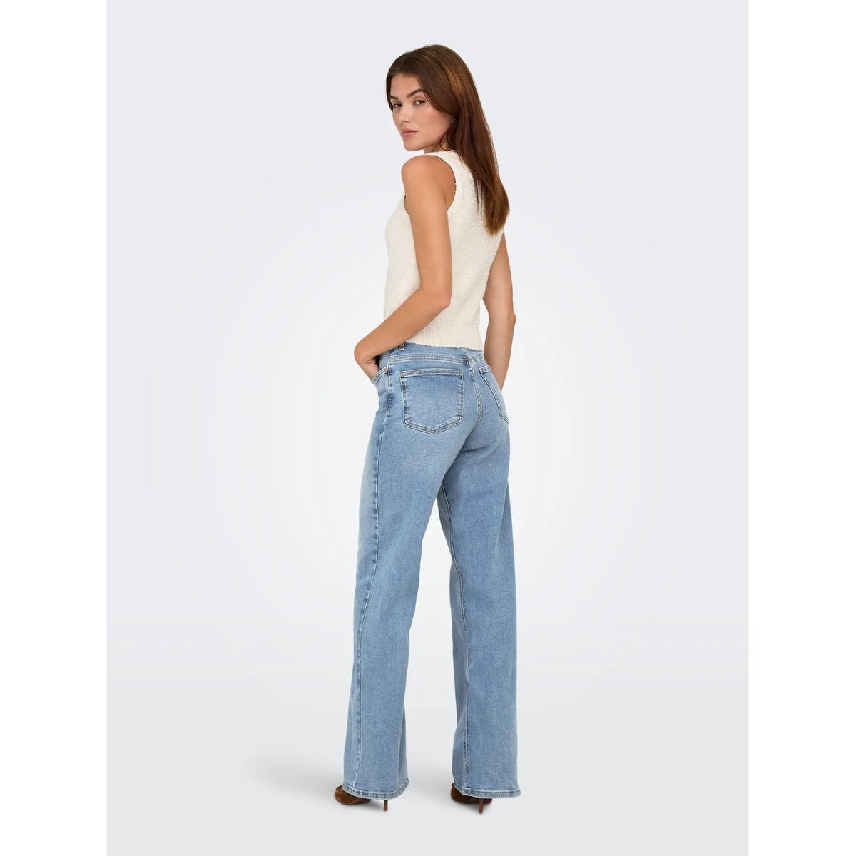 Only — Jeans Art.-Nr. 15282975 blau hell für Damen — Ansicht 2