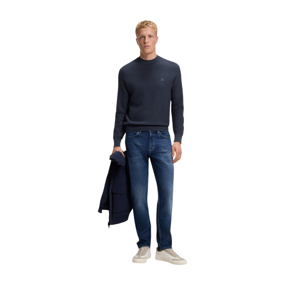 BOSS — Pull Anion_S coton-cachemire homme — vue 3