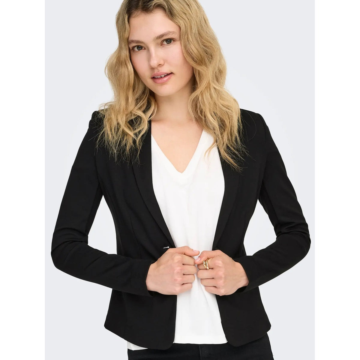 Only — Blazer ONLPOPTRASH noir femme — vue 3