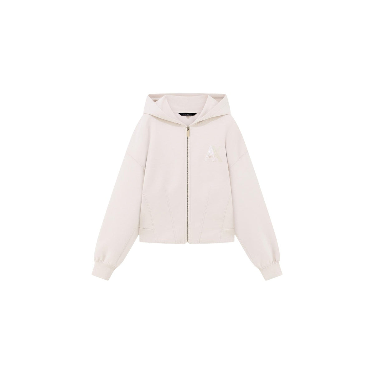 Armani Exchange — Sweat stretch beige femme — vue 2