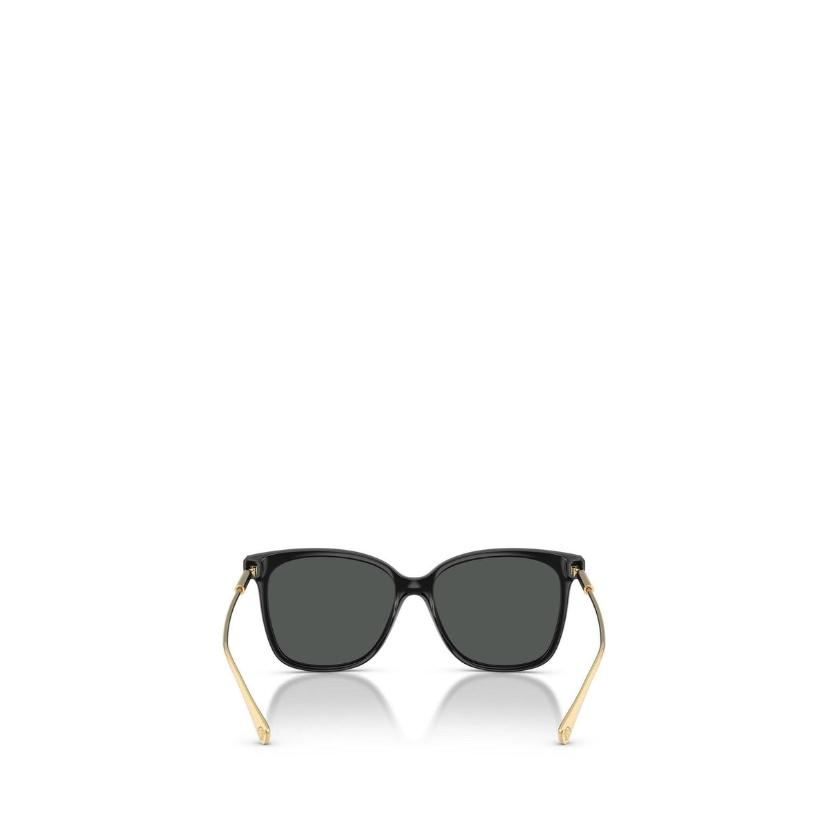 Versace — Lunettes de soleil carrées en métal noir femme — vue 2