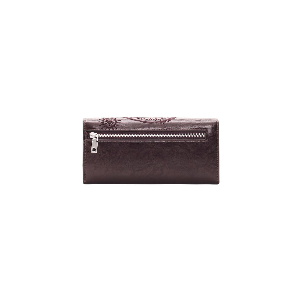Desigual — Portefeuille Mone Siroco Marina Gra marron femme — vue 3