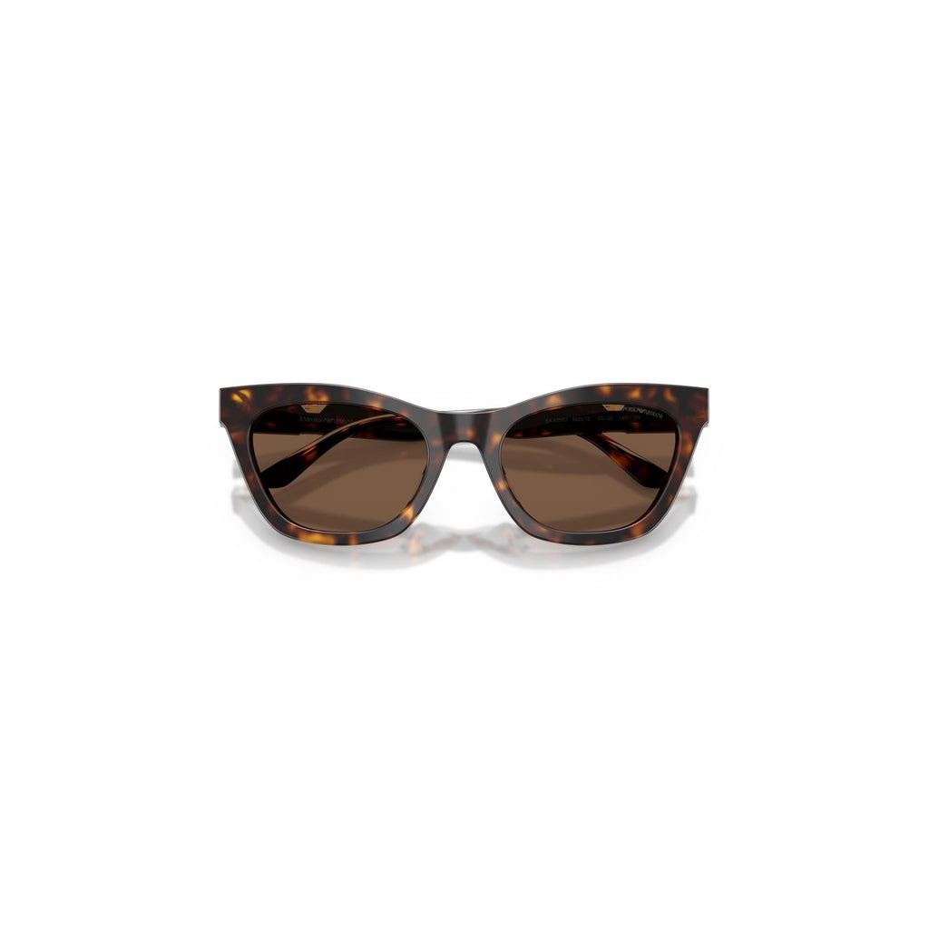 Emporio Armani — Women's 55mm brown acetate cat-eye sunglasses — view 4