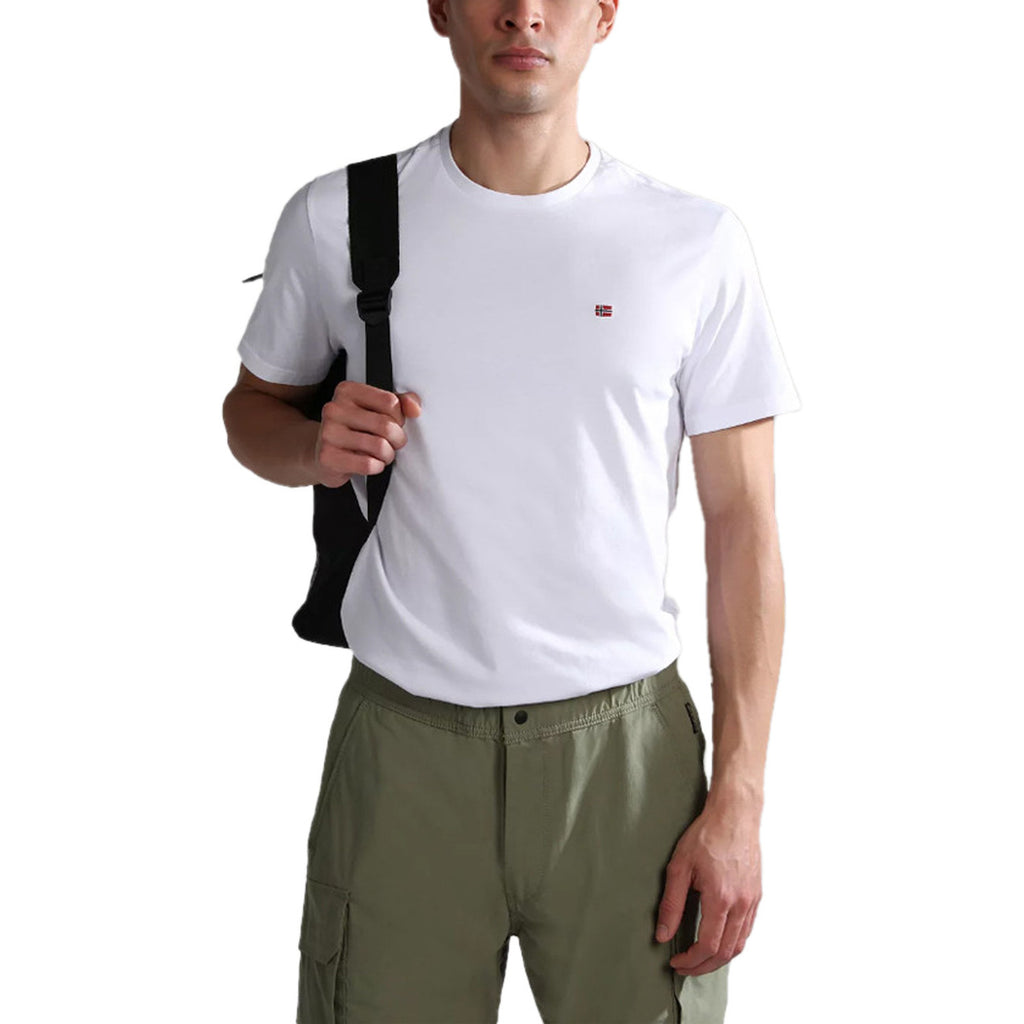 Napapijri — T-shirt WH7_10484700008_WHITE wit heren