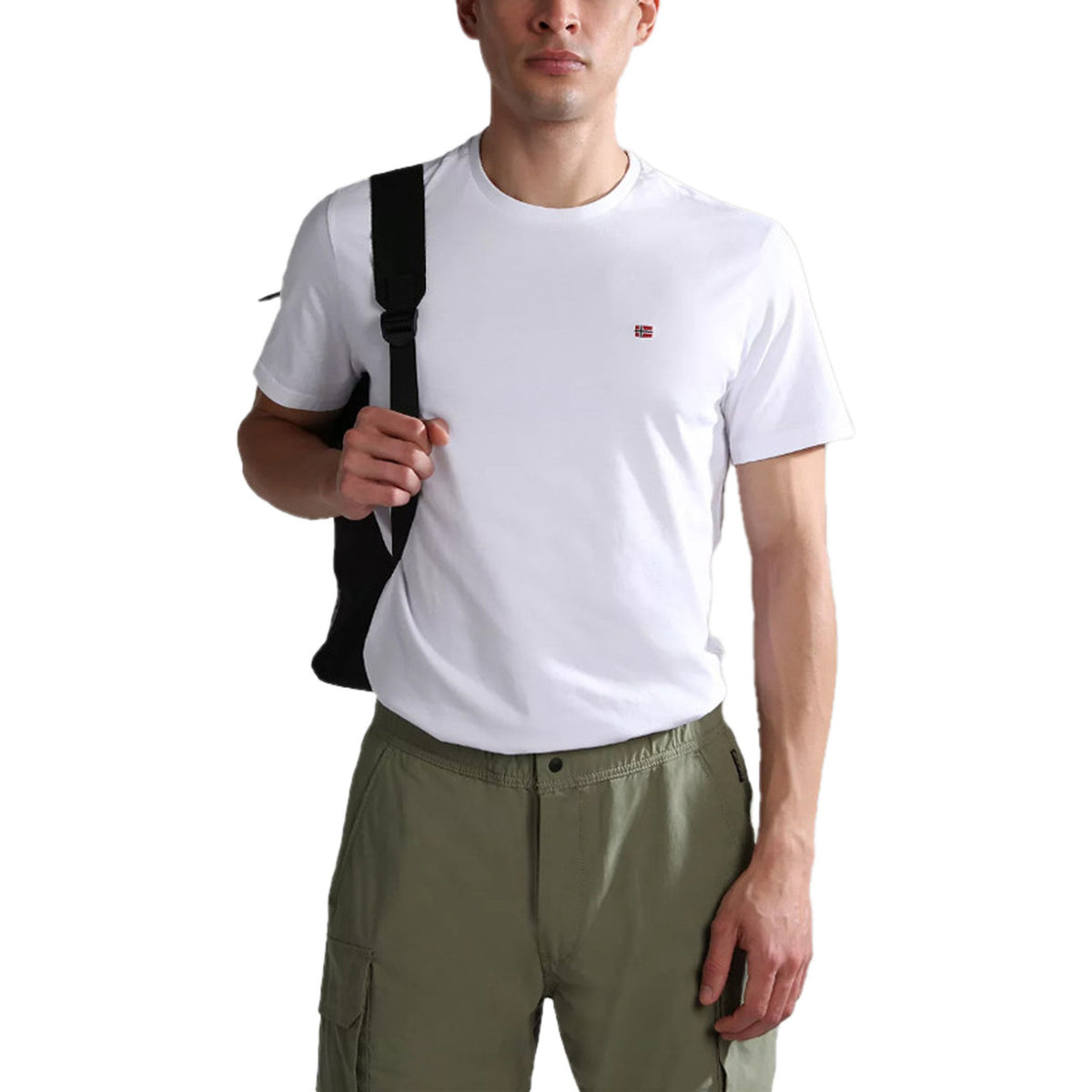 Napapijri — T-shirt WH7_10484700008_WHITE blanc homme