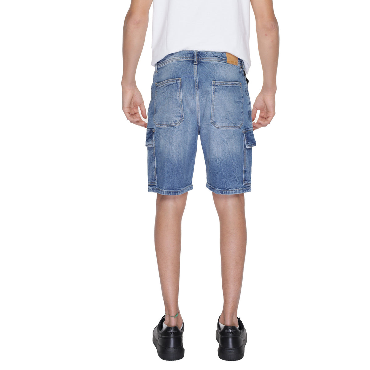 Antony Morato — Bermuda réf. MMDS00078-FA750475 bleu homme — vue 2