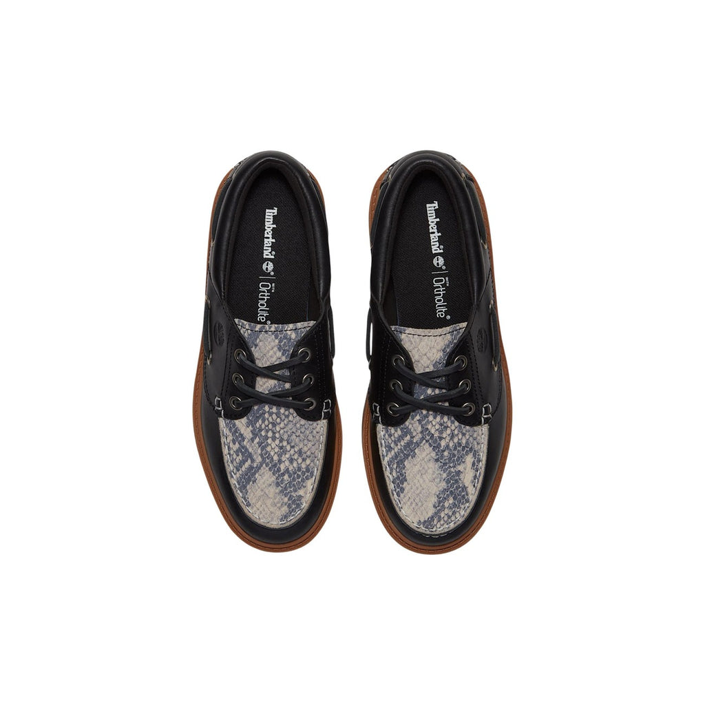 Timberland — Derbies réf. TB0A2GVFAFT en cuir noir femme — vue 2