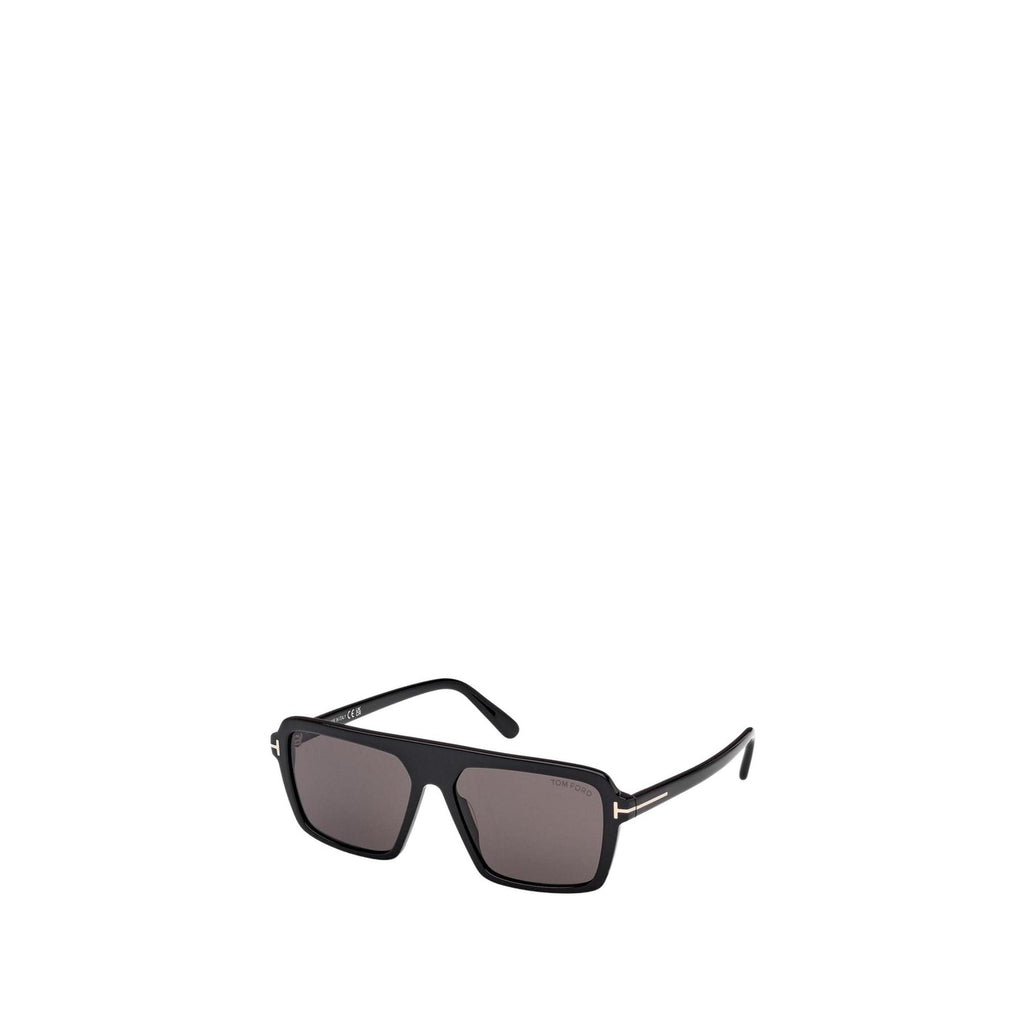 Tom Ford — Lunettes de soleil en acétate noir 56 mm homme