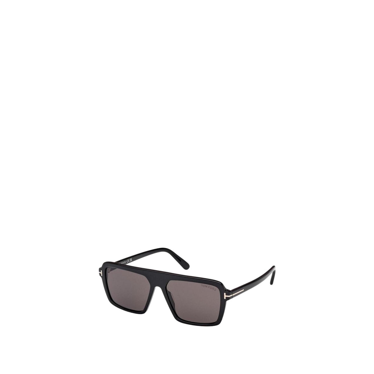 Tom Ford — Lunettes de soleil en acétate noir 56 mm homme
