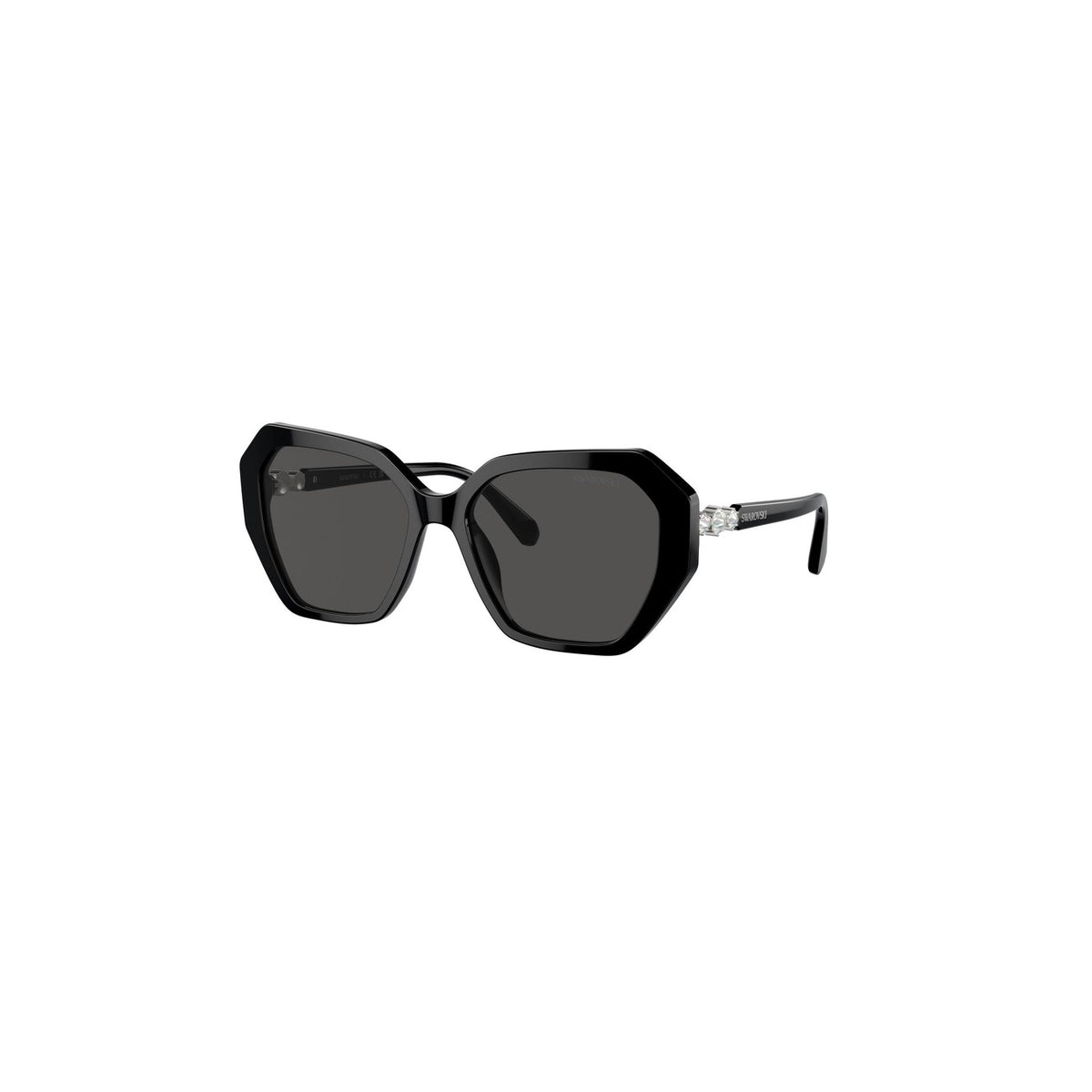 Swarovski — Lunettes de soleil noir femme — vue 4