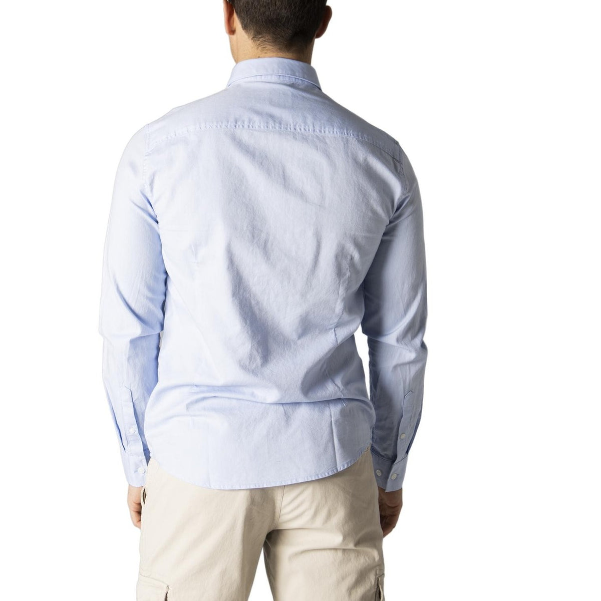 Armani Exchange — Chemise 8NZCGB bleu clair homme — vue 2