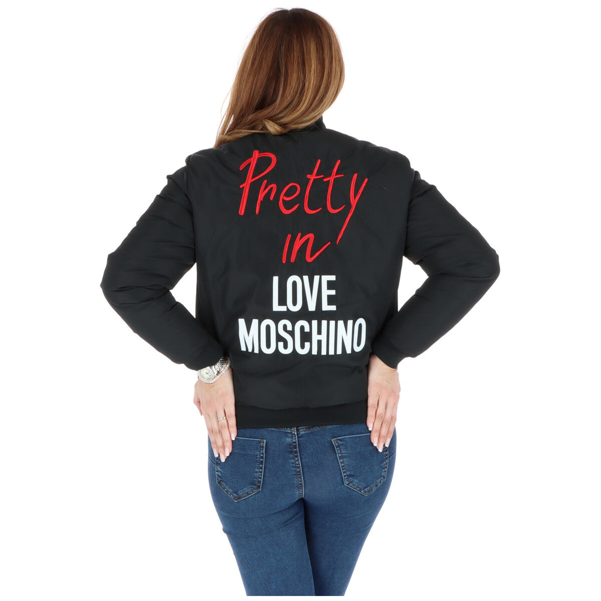 Love Moschino — Veste réf. WH74101T006A bleu femme — vue 2