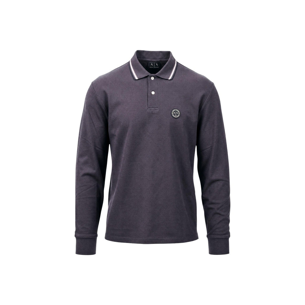 Armani Exchange — Polo XM003427 noir homme — vue 3