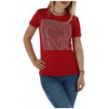 Guess — T-shirt Q1oi12kak90 voor dames - kleur rood