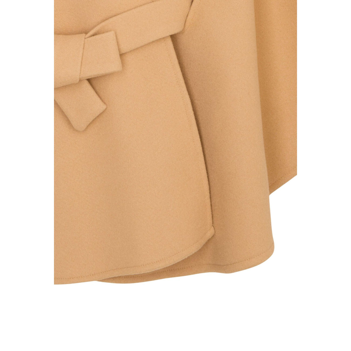 Morgan — Pull col V beige femme — vue 3