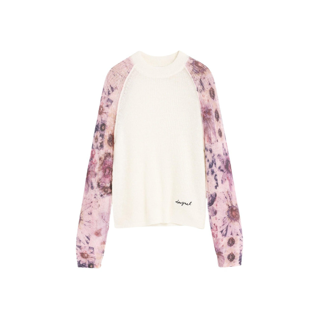 Desigual — Fancybotanic trui wit dames — afbeelding 5