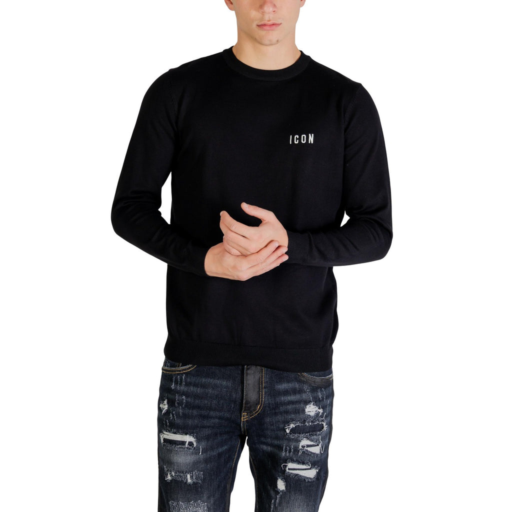 Icon — Pull ICUF2W6M003 zwart heren — afbeelding 5