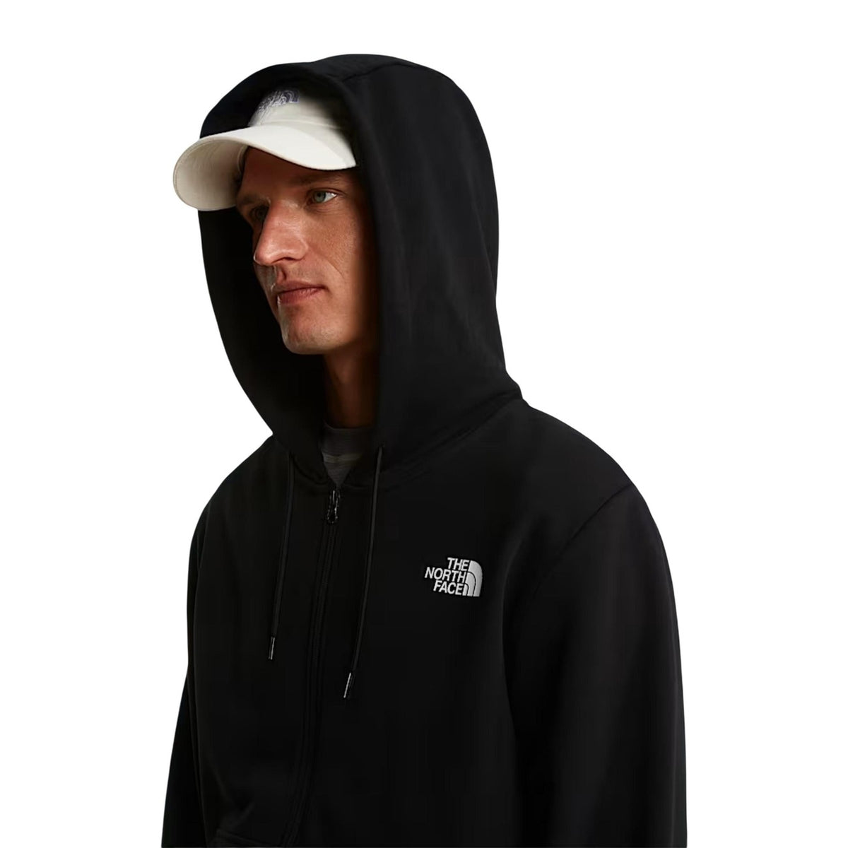 The North Face — Sweat zippé Evolution Simple Dome noir homme — vue 3