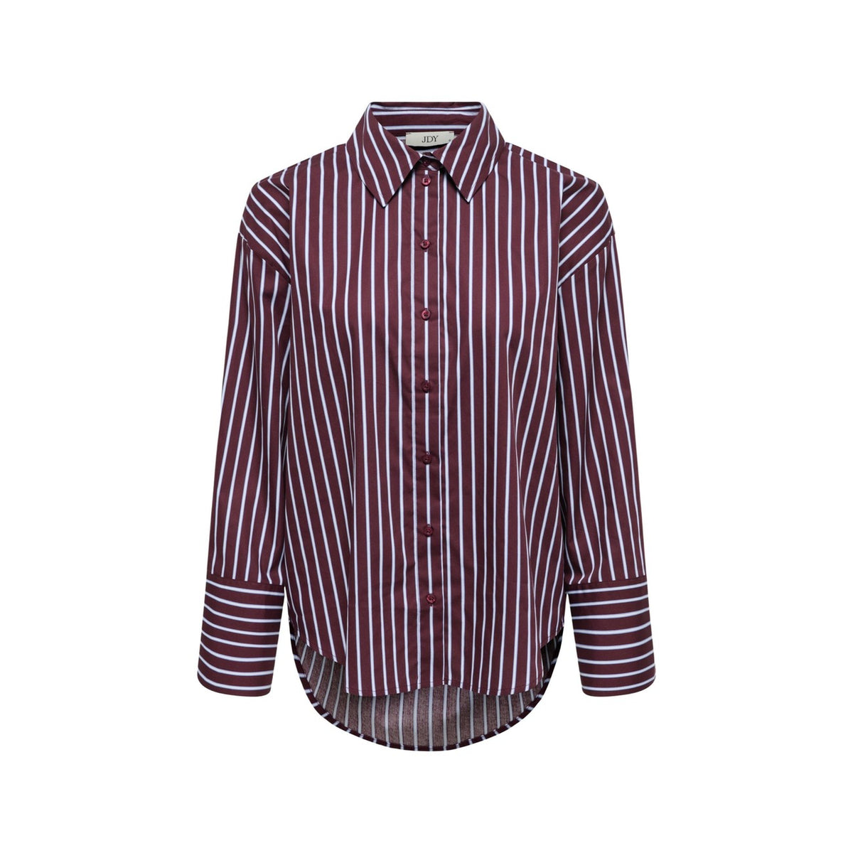 Jacqueline de Yong — Women's 15380444 burgundy round neck shirt