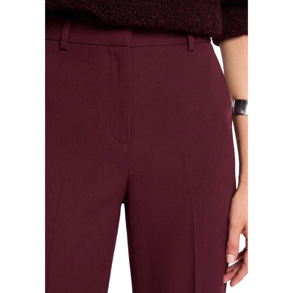 Morgan — Bordeaux pantalon voor dames — afbeelding 4