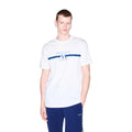 Armani Exchange — Men's white printed cotton T-shirt