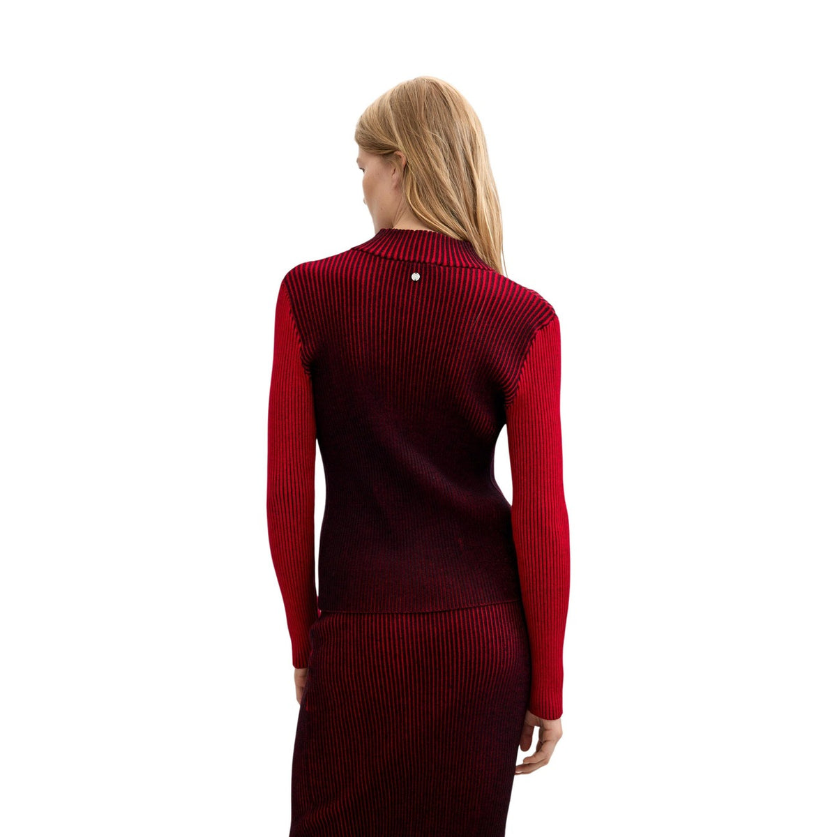 Desigual — Pull Bloody rouge femme — vue 4