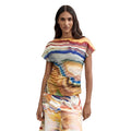 Desigual — T-shirt Reikiavik beige dames