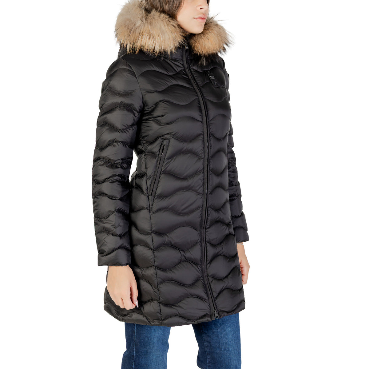 Blauer — Doudoune longue Lynel noire femme — vue 3