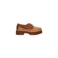 Timberland — Chaussures bateau Stone Street en cuir marron femme
