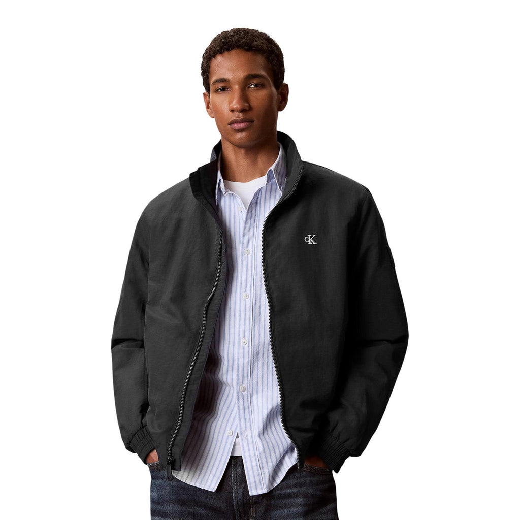 Calvin Klein Jeans — Veste noire en nylon homme