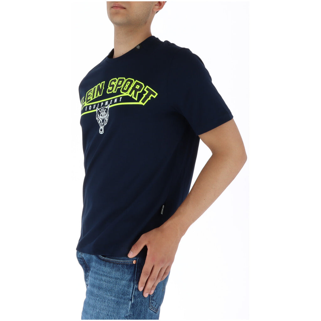 Plein Sport — 114 blue men’s t-shirt — view 3