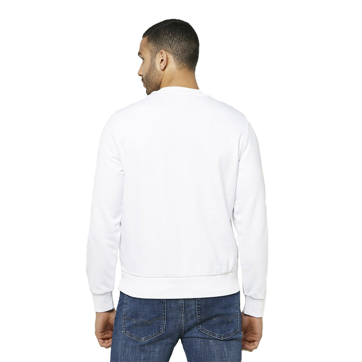 Diesel — Sweat réf. B_44451 blanc homme — vue 3