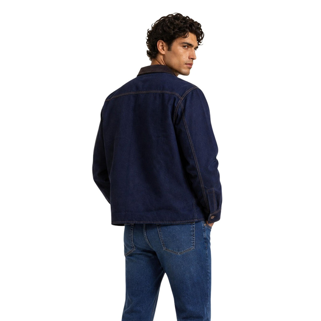 Armani Exchange — Men's blue cotton shirt — view 3