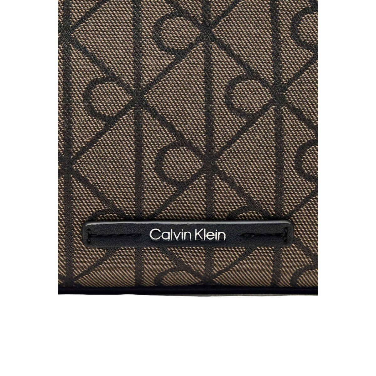Calvin Klein — Black bag ref. EMBLEM AOP JACQUARD CONV MINI BA woman — view 2