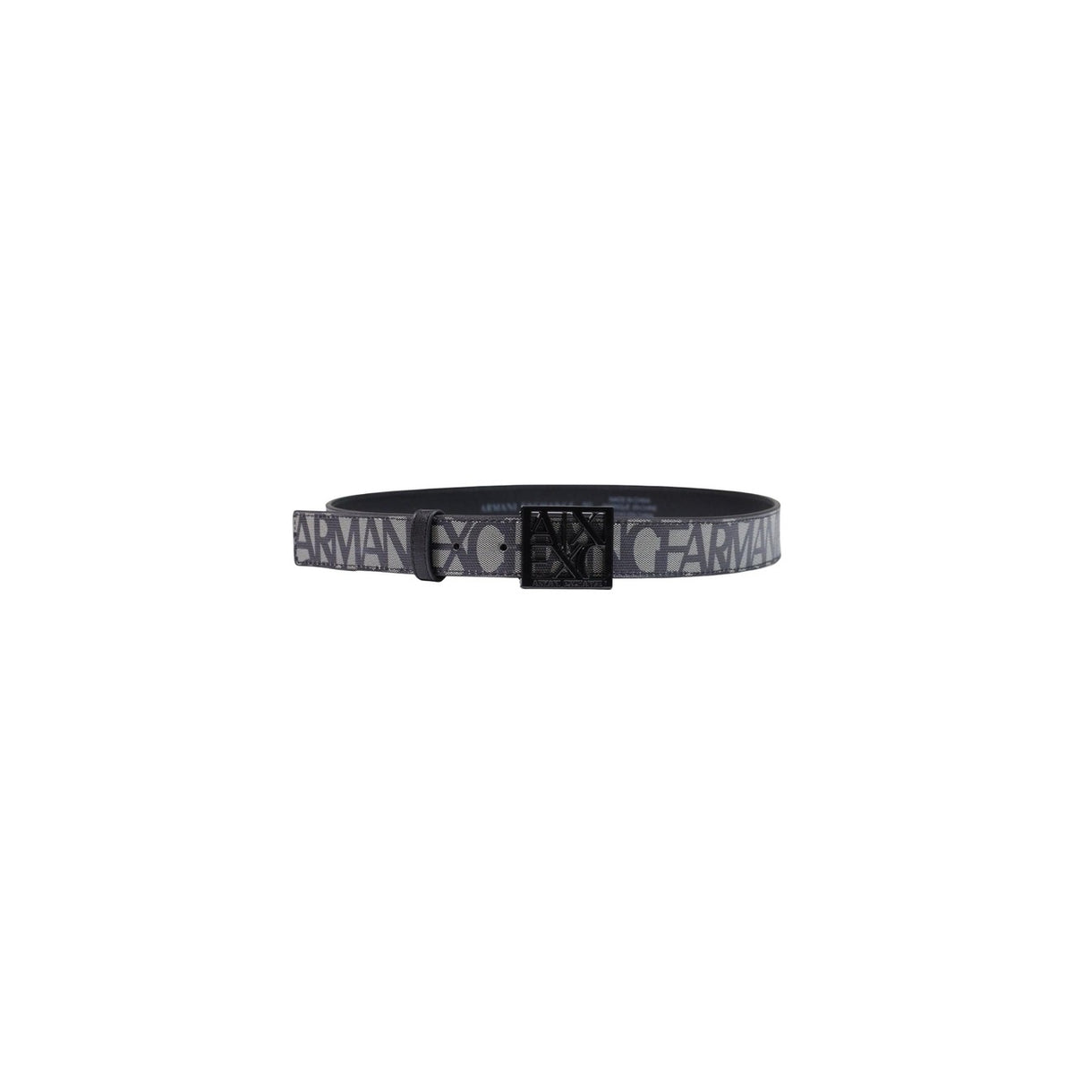 Armani Exchange — Ceinture textile grise femme
