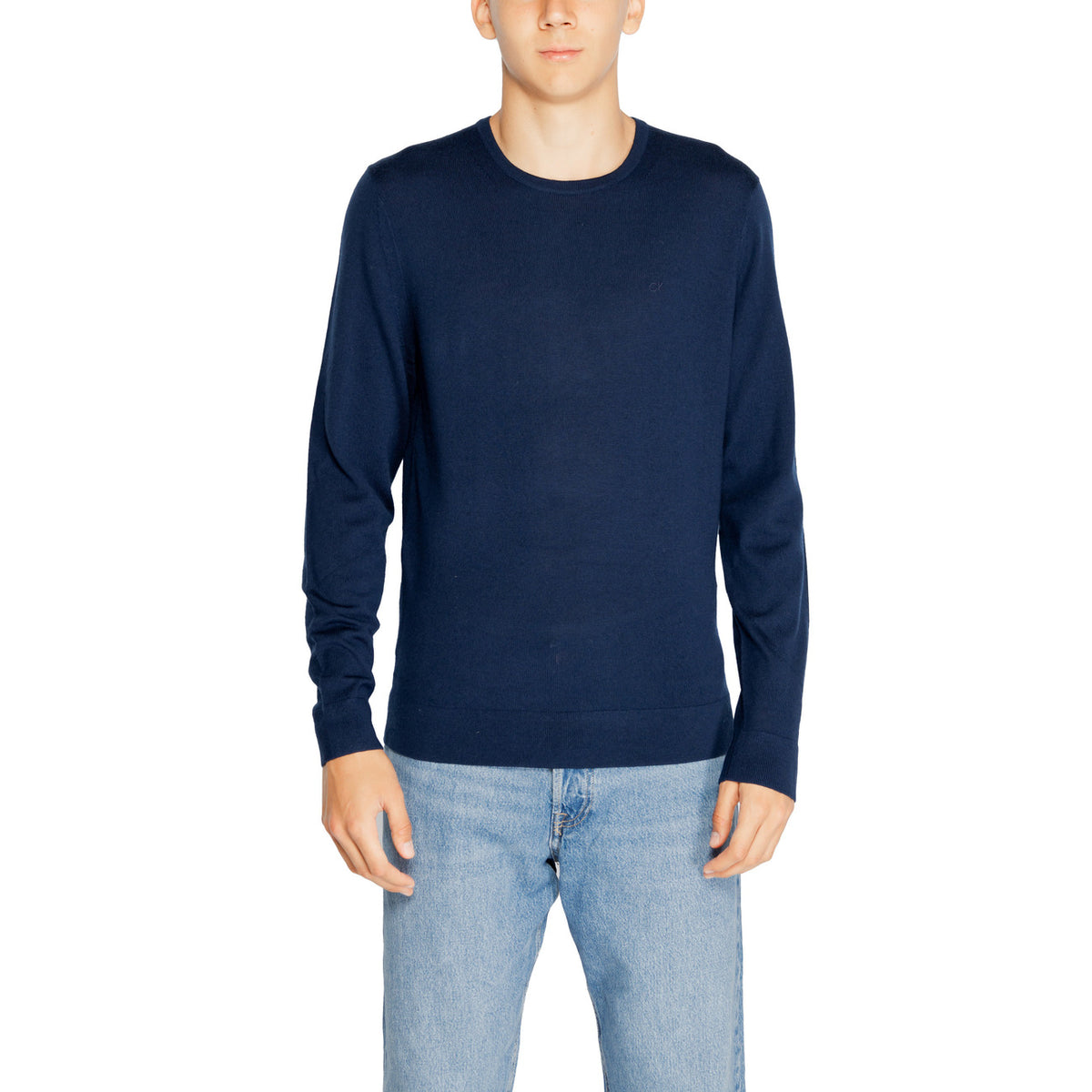 Calvin Klein Jeans — Pull K10K109474 bordeaux en laine homme — vue 6