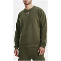 Under Armour — Grünes Herren-Sweatshirt mit Rundhalsausschnitt