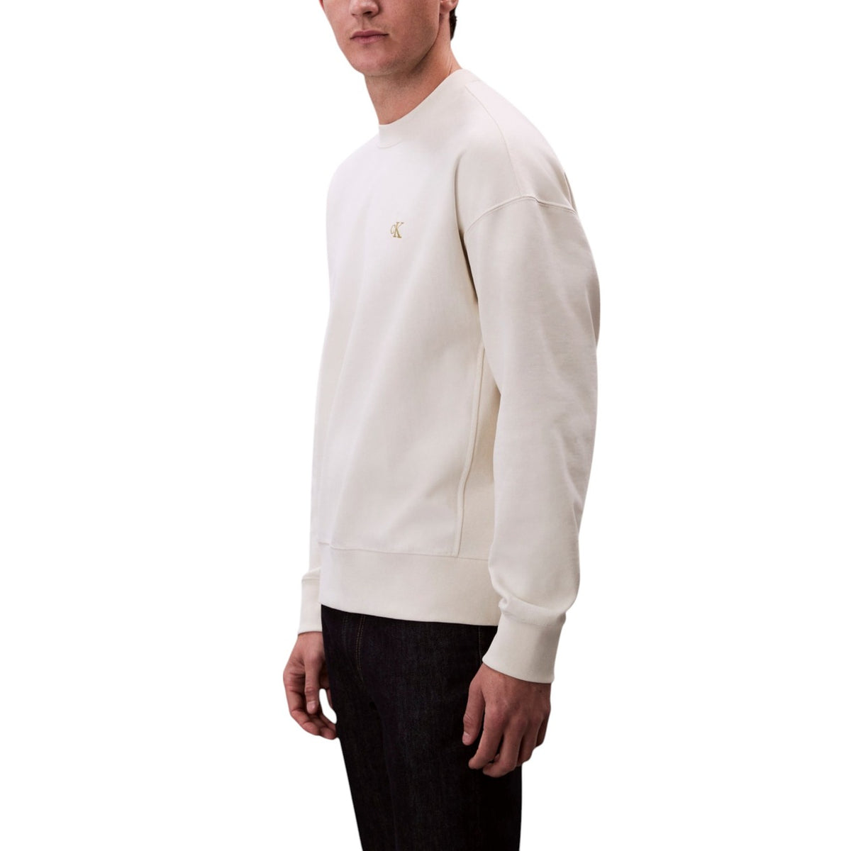 Calvin Klein Jeans — Sweat LV04RC277G blanc homme — vue 5