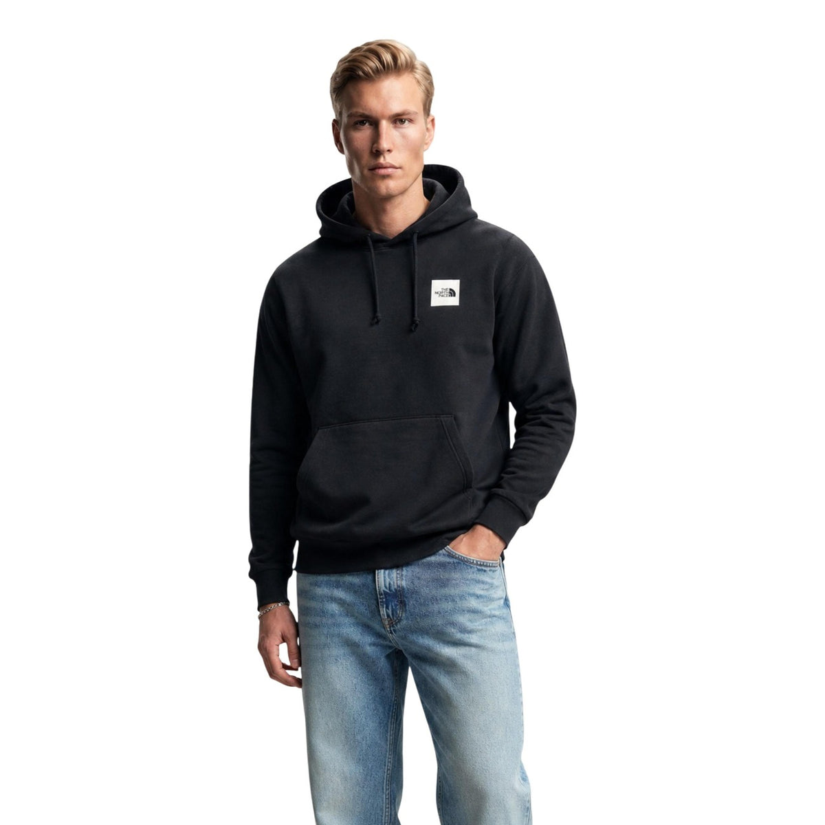The North Face — Sweat à capuche Box Half Dome homme — Noir