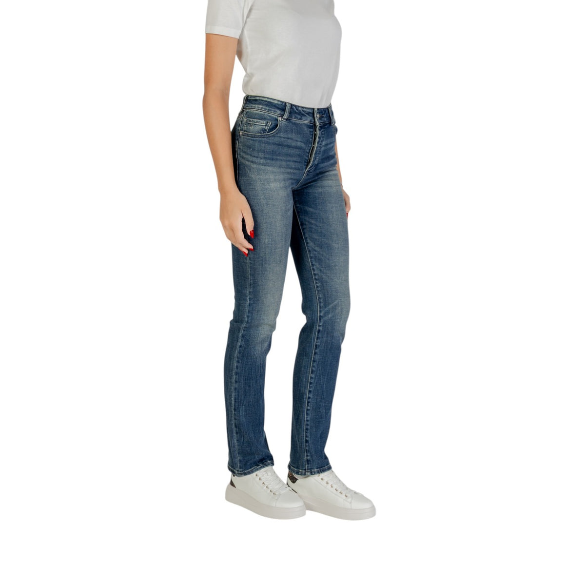 Armani Exchange — Jean stretch XW000072 bleu femme — vue 4