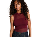 Morgan — Débardeur bordeaux femme